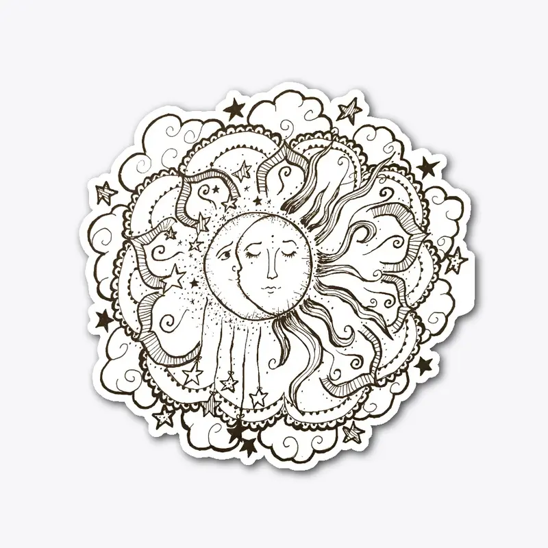 Sun/Moon Mandala + Succulent Collection