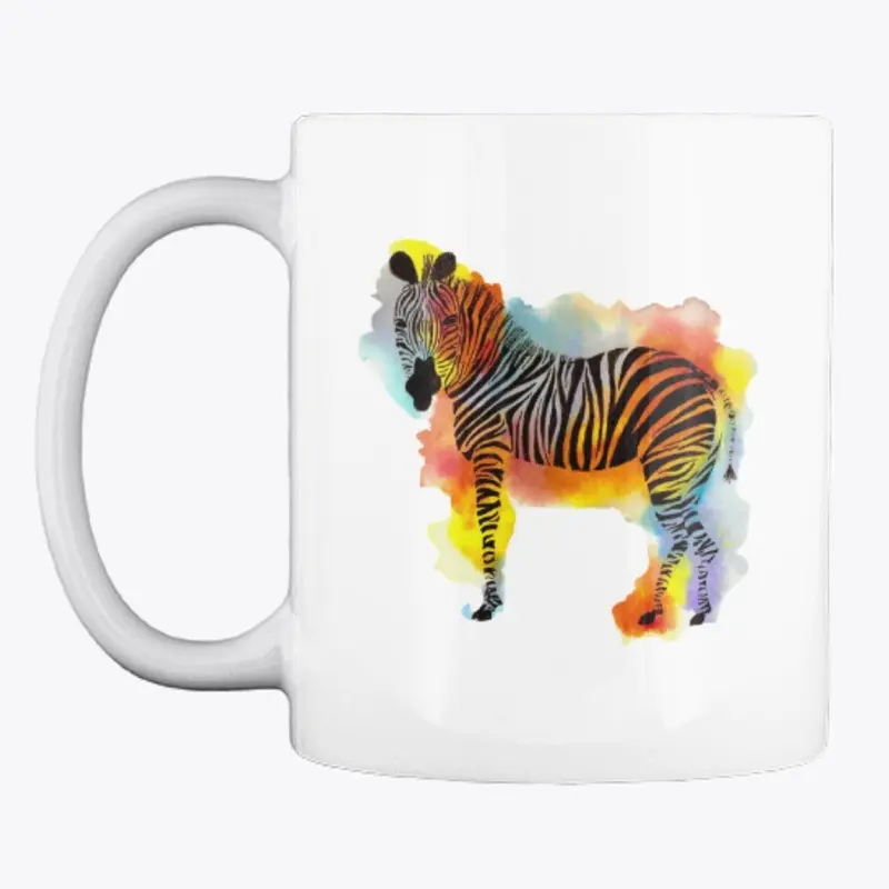 Watercolor Zebra Collection